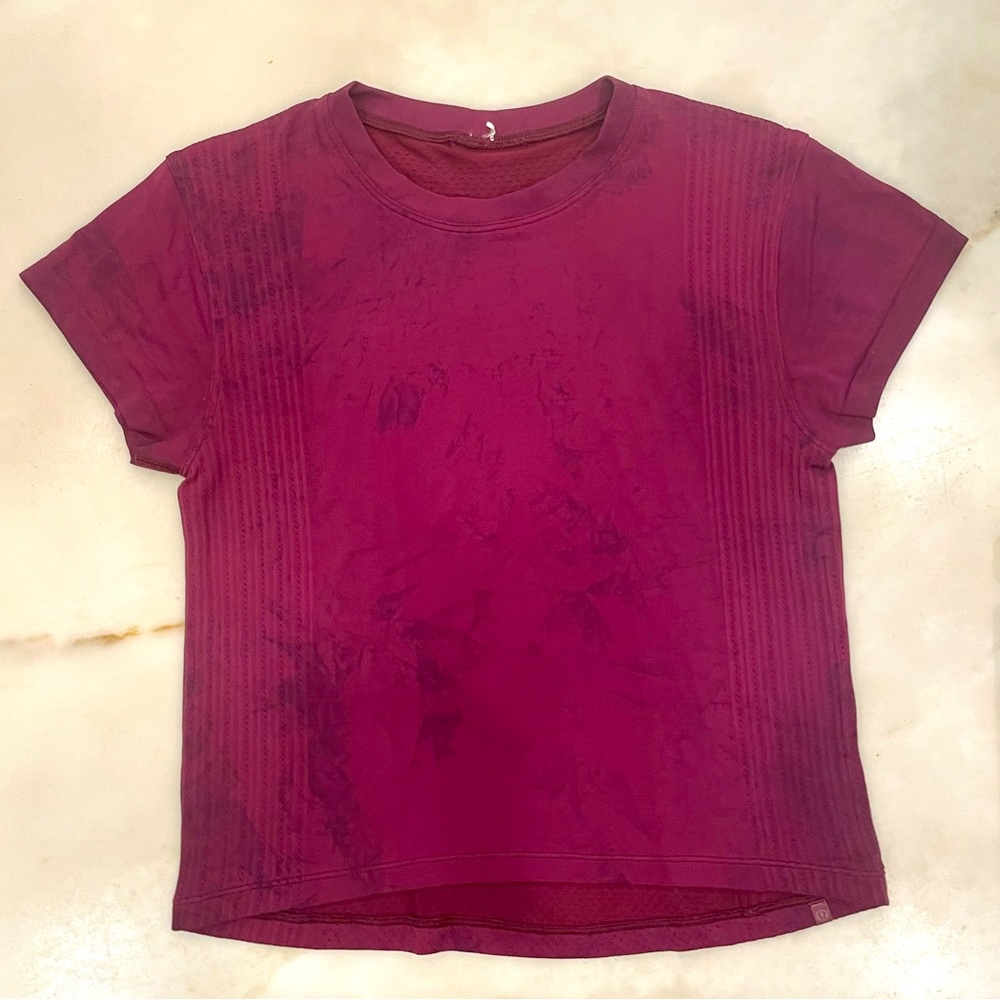 Lululemon Train to Be Short Sleeve Shirt